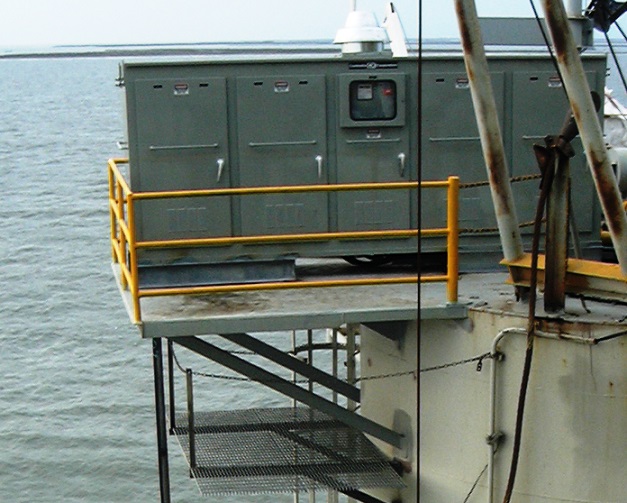 Low Voltage Harmonic Filtering Equipment on a platform
